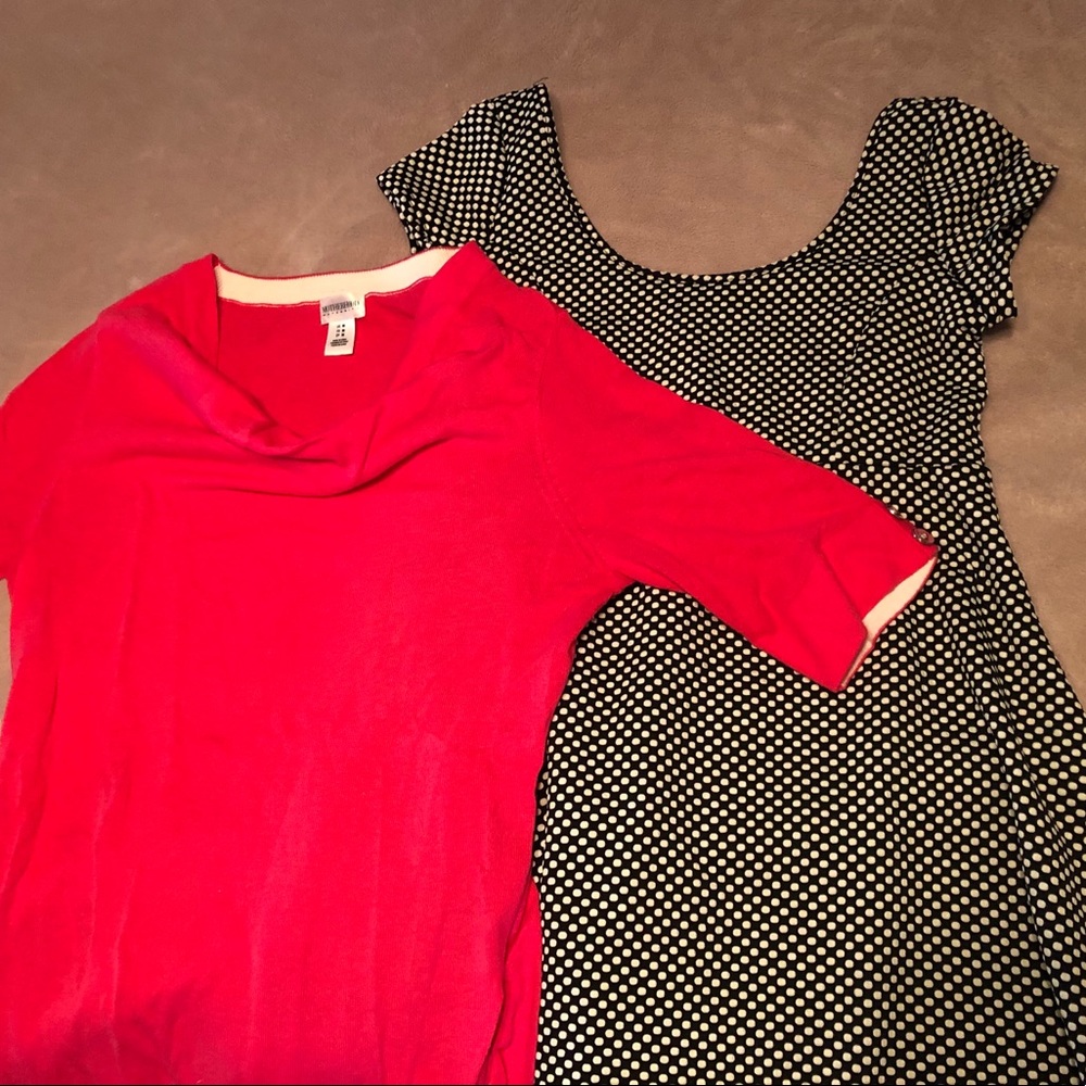 2 Adorable Maternity Shirts!